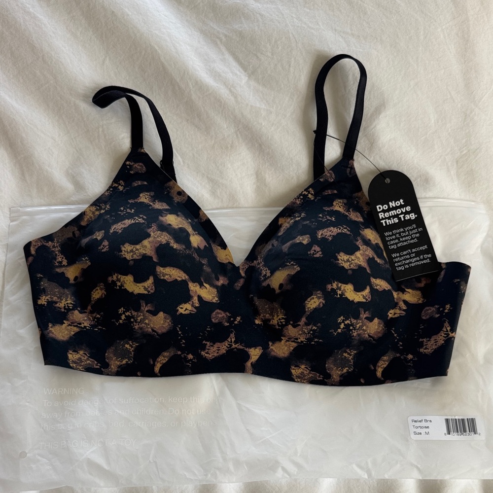 EBY relief bra in tortoise